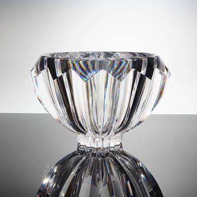 Orrefors Crystal Zodiac Center Bowl by Erika Lagerbielke. This is a single decorative clear 