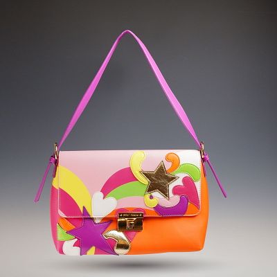 Betsey Johnson Groovy Hearts and Stars Shoulder Bag. A Betsey Johnson shoulder bag featuring the 