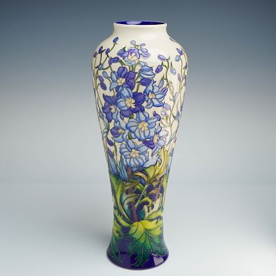 Moorcroft Pottery by Emma Bossons Vase, Queen of the Border. A Moorcroft pottery vase designed 