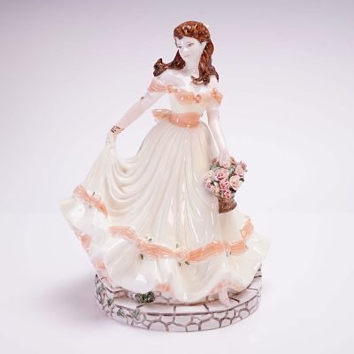 Coalport English Rose Collection Figurine, Admired Miranda. This hand-decorated limited-edition 