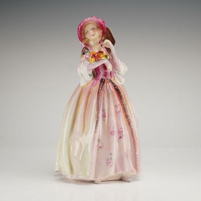 Royal Doulton Figurine , June HN2027. A single Royal Doulton porcelain figurine, model June. The 