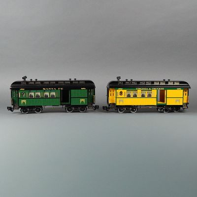 REA Aristo-Craft G Scale Passenger Coaches Santa Fe and V and T. A collection of four G-Scale 