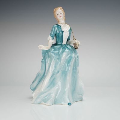 Royal Doulton Figurine Yvonne HN3038. The figure was designed by Adrian Hughes and copyrighted 