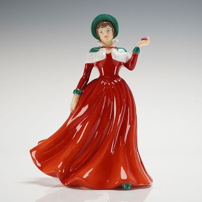 Royal Doulton Winter's Day Figurine HN 4589 with Presentation Box. A Royal Doulton bone china 