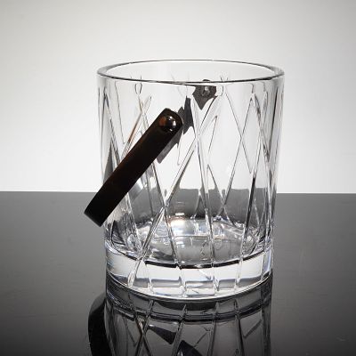 Orrefors City Crystal Ice Bucket. A single Orrefors City crystal ice bucket, identified through 