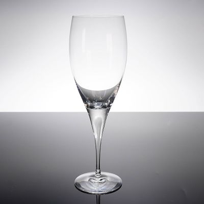 Orrefors Intermezzo Satin Champagne Flute Designed by Erika Lagerbielke. A single Orrefors 
