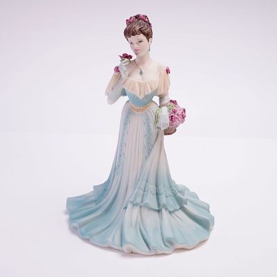 Coalport Age of Elegance Figurine, Summer Fragrance. A Coalport porcelain figurine modeled by 