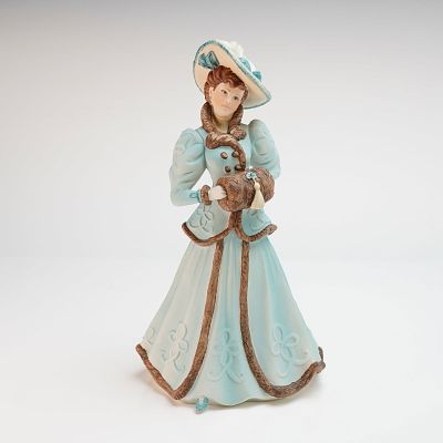 Coalport Figurine, Elizabeth A Walk in Winter. A Coalport porcelain figurine titled Elizabeth A 