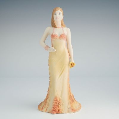 Coalport Porcelain Beau Monde Collection Figurine, Yasmin. This hand-decorated figure depicts a 