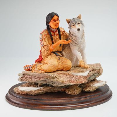 Country Artists England Sculpture, Hand of Friendship. Resin sculpture designed by K. Sherwin. 