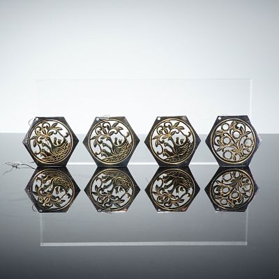 2 Sets of Reed & Barton 12 Days of Christmas Silverplate Ornaments. Lot of 2 boxes, each 