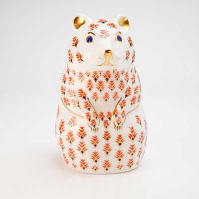 Royal Crown Derby Hamster Paperweight with Box. A Royal Crown Derby fine English bone china 