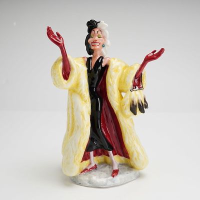 Royal Doulton Disney's 101 Dalmatians Figurine, Cruella De Vil DM 1. This Royal Doulton 