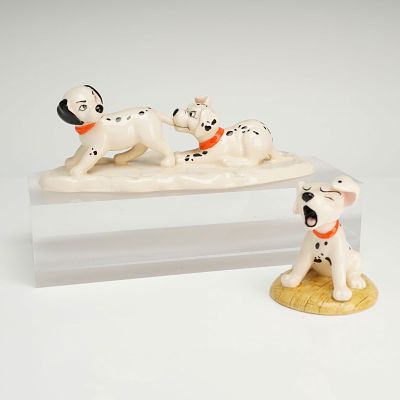 A Pair of Royal Doulton Disney 101 Dalmatians Figurines. Two Royal Doulton ceramic figurines 