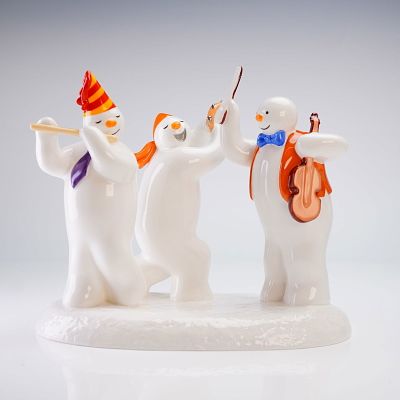 Coalport Characters The Snowman Figurine, All Together Now. The limited edition, 80 of 500 