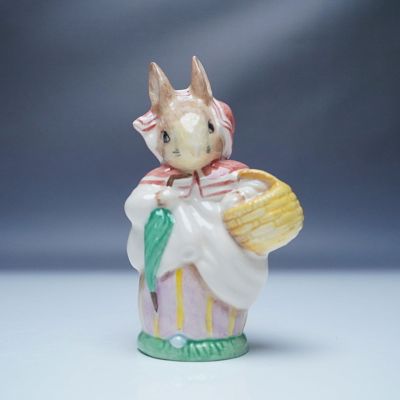 Royal Albert Mrs. Rabbit Beatrix Potter Figurine. A Royal Albert fine bone china figurine of 