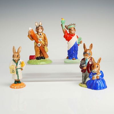 Royal Doulton Bunnykins Collection of Four Figurines. A Collection of 4 Royal Doulton Bunnykins 