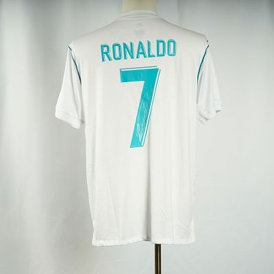 Cristiano Ronaldo Real Madrid Jersey, Autographed w/ COA. This Adidas Real Madrid home shirt 