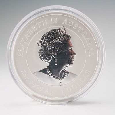 2021 Elizabeth II 1 Silver Dollar Year of the OX Coin. Struck by the Perth Mint, this coin 