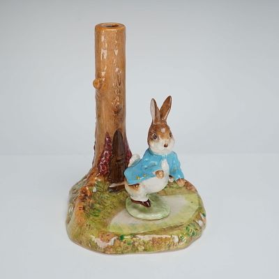 Beswick Beatrix Potter's Tree Lamp Base with Peter Rabbit Figurine. Beswick Beatrix Potter Tree 