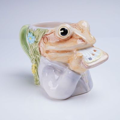 Enesco Beatrix Potter Jeremy Fisher Figural Ceramic Mug. A figural novelty mug by ENESCO 