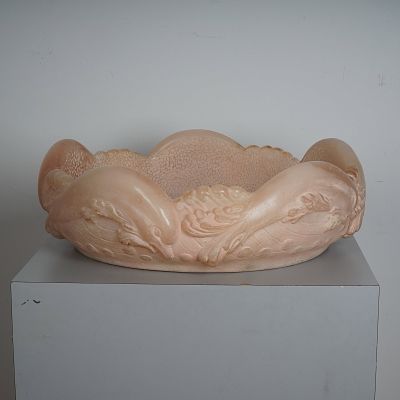 Alan Albert Signed Limited Edition Cast Resin Decorative Bowl. An impressive limited edition 