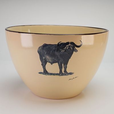 Design Impressions by Dann Jacobus African Animal Motif Centerpiece Bowl. Centerpiece bowl with 