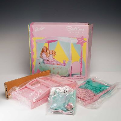 Mattel Barbie Bedtime Stories Canopy Bed Playset. Manufactured by Mattel, this Toys R Us 