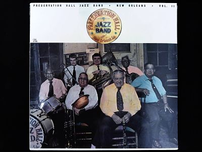 Preservation Hall Jazz Band New Orleans Vol II Vinyl LP. A printed cardboard LP record jacket 
