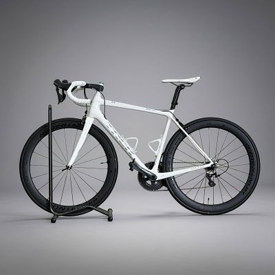 Trek Emonda SLR OCLV Carbon Road Bicycle with Shimano Ultegra Groupset and Willworx Superstand. A 