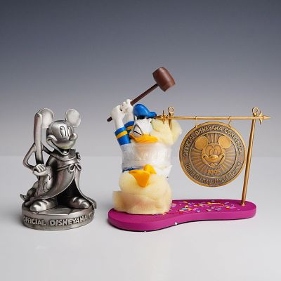 2pc Disneyana Convention Limited Edition Figurines. This lot features two limited edition 