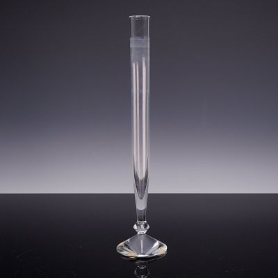 Baccarat Crystal Vega Bud Vase. A Baccarat Vega pattern soliflore or bud vase crafted from 