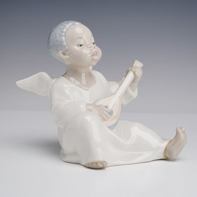 Lladro Black Legacy Glazed Porcelain Figurine Angel 01004537. Part of the Black Legacy 