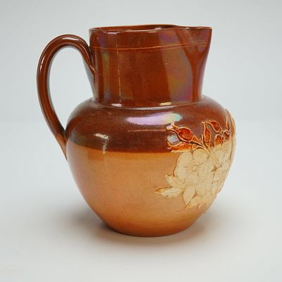 Doulton Lambeth Stoneware Jug, 1893 Royal Wedding. Jug is commemorating the 1893 royal wedding 