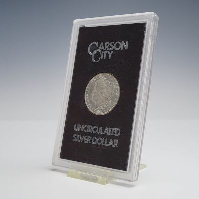 1881-CC US Carson City Morgan Silver Dollar. This 1881-CC Morgan silver dollar was struck at the 