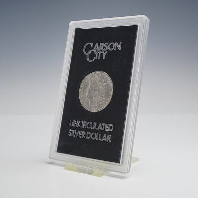 1882-CC US Carson City Mint Morgan Silver Dollar. This lot consists of an 1882 Morgan Silver 