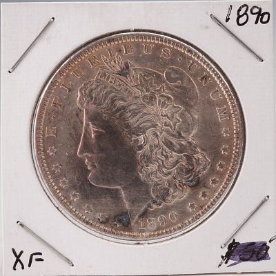 1890 United States Morgan Silver Dollar. The Morgan dollar is a United States silver dollar 