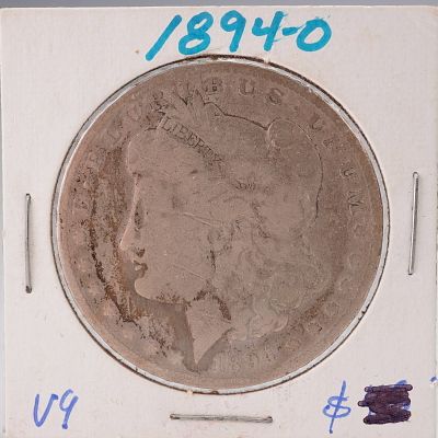 1894-O Morgan Silver Dollar. Struck at the New Orleans Mint. The obverse features a profile 