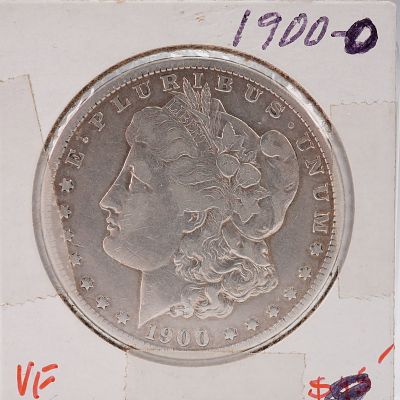 1900-O United States Morgan Silver Dollar. The Morgan dollar is a United States silver dollar 