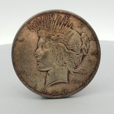 1923 US Peace Silver Dollar. This 1923 US Peace silver dollar was struck at the Philadelphia 