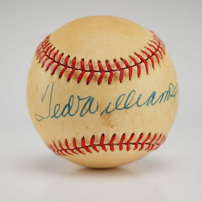 Ted Williams Signed Rawlings Official American League Baseball, PSA/DNA Authenticated. This lot 