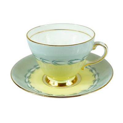 2pc Royal Grafton Bone China Cup and Saucer Set 2208. A Royal Grafton fine bone china teacup and 