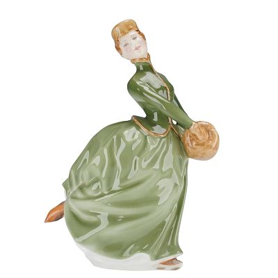 Royal Doulton Bone China Figurine Grace HN2388. A single glazed bone china figurine manufactured 