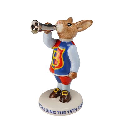 Royal Doulton Bunnykins Prototype Figurine, Harry the Herald. Royal Doulton Prototype Harry the 