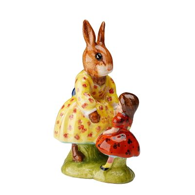 Royal Doulton Bunnykins Prototype Figurine, Dollie Playtime DB8. A rare Royal Doulton Bunnykins 