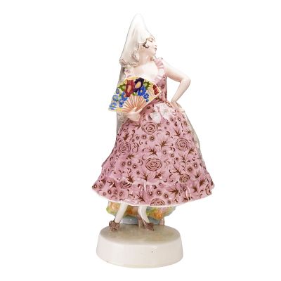 Goldscheider by Josef Lorenzl Art Deco Figure, Carmen. Porcelain figure by Josef Lorenzl 