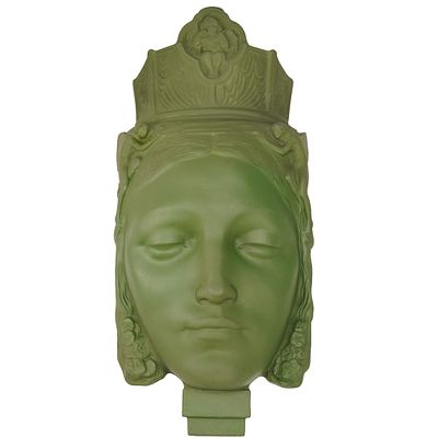 Doulton & Co. by Richard Garbe Wall Mask, St. Agnes HN1786. This beautifully crafted St. Agnes 