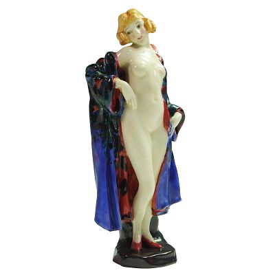 Royal Doulton Figurine, The Bather HN774. The piece features a standing female nude figure 