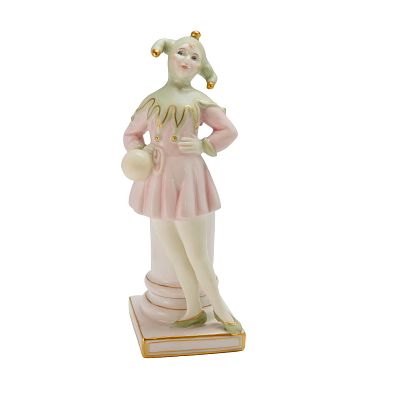 Royal Doulton Figurine, Lady Jester HN3924. A porcelain figure designed by William K. Harper 
