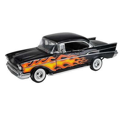 Ertl 1957 Chevrolet Bel Air Custom Hot Rod 1:18 Scale Die-Cast Model Car. Manufactured by Ertl 